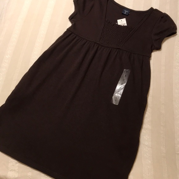 Girls GapKids Solid Brown Dress - Picture 1 of 6